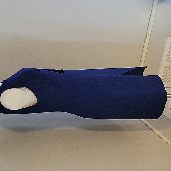 NWT Deep Royal Blue Dress with Cut-Out - Picture 8 of 8